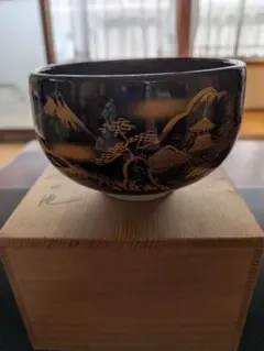 葵窯 加藤春二 黒 天目茶碗 共箱 抹茶碗 茶道具 【k3829】 - メルカリ