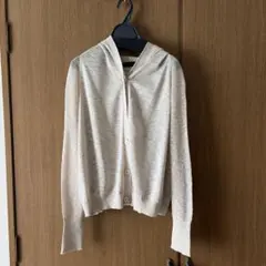美品✨5.7万 FOXEY カーディガンリラックスフーディ サイズ40 ベージュ