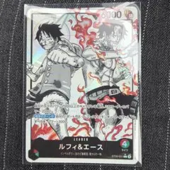 ST30-001 ルフィ&エース リーダー パラレル L★