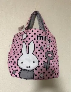 miffy ミッフィ　ふわふわトートバッグ　ピンク