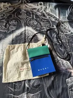 MARNI ショルダーバッグ 青 緑のサムネイル