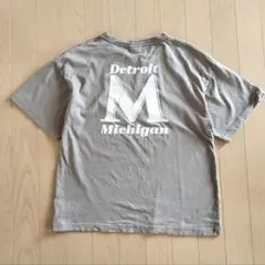dev!rock バックプリント Tシャツ 160 デビロック ベージュ 半袖のサムネイル