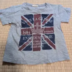 hushush ユニオンジャック柄 Tシャツ グレーのサムネイル
