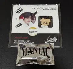 Stray kids museum ミュージアム 直筆サイン 缶バッジ スンミン Stray Kids - StrayKids スンミン 缶バッジ 丸型 EXHIBITION 展覧会の
