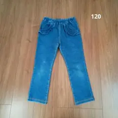 アプレレクール フリルポケット 裏起毛 パンツ ボトムス 女の子 120