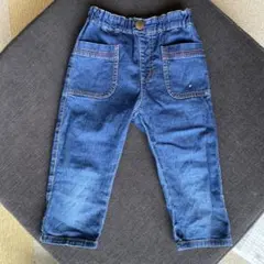 【 ラグマート 】１１０サイズデニム調パンツ（膝下丈）