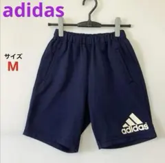adidas ハーフパンツ M☆ロゴ☆スポーツ☆メッシュ素材☆吸汗☆速乾性☆