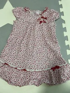 ミキハウス♡花柄ワンピ100のサムネイル