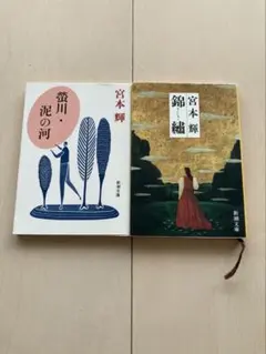 宮本輝 「錦繍」「螢川・泥の河」文庫本 2冊セット