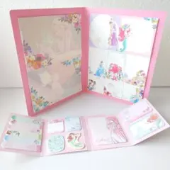 ディズニー　プリンセス　付箋　ふせん　セット　シール　メモ