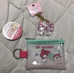 サンリオ　マイメロディー　ミニポーチ　キーチェーン　セット　新品