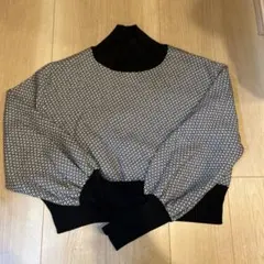 ハイネックセーター 黒