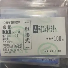 2026年最新】テイエムオペラオー 馬券の人気アイテム - メルカリ