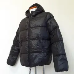 美品☆DUVETICA ダウンジャケット L 黒 ピュアグースダウン