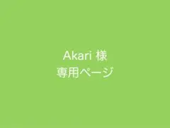 Akari様 リクエスト 2点 まとめ商品