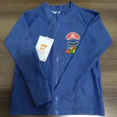 スーパーマリオ ラッシュガード 110cm ネイビー