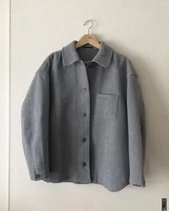 UNIQLO ユニクロ　ダブルフェイスシャツジャケット