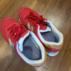 New Balance 574 レッド スニーカー