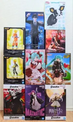 【Grandistaフリーレン/チロル初音ミク他】プライズ10体セットまとめ売り