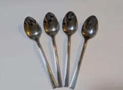 PEARL LIFE 18-8ステンレス スプーン 4本セット (14.5cm)