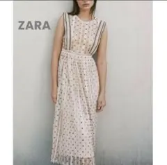 ✳️美品✳️ZARAサマーワンピース【リネン】【インフルエンサーみゆう