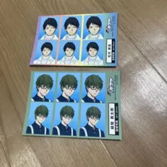 黒子のバスケ　キャラポップストア　特典　証明写真風ステッカー