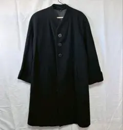 KT KIYOKO TAKASE ノーカラー ロングコート ウール ブラックのサムネイル