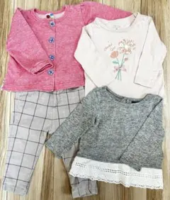 ベビー服 80cm 4点セット　女の子　長袖　ズボン