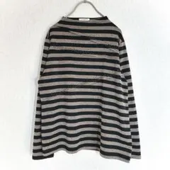 【LA MONET TOKYO】モックネック ビジュー ボーダー 韓国