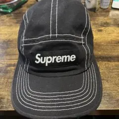 supreme cap 黒 モーガン蔵人着用同型同色　帽子　キャップ supreme cap 黒 モーガン蔵人着用同型同色 帽子 キャップ