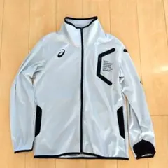 ASICS トラックジャケット グレー　サイズL