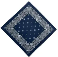 アイアンクロス柄/ショベル柄/バンダナ（NV）ヴィンテージ レトロ 限定入荷