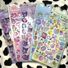 マイメロ　ポチャッコ　クロミ　シナモンロール　ボンボンドロップシール　サンリオ