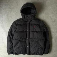 とら様 ポロラルフローレン【M】ダウンジャケット 2way ブラック 短丈