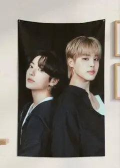 ジョングク　グク　ジミン　グクミン タペストリー　 ジミン　御守りキーホルダー