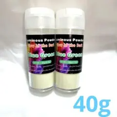 蓄光パウダー　20g✕２点　ブルーグリーン