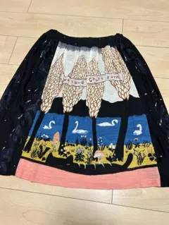 美品 ツモリチサト スワン猫柄スカートのサムネイル