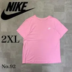 可愛い！ NIKE 刺繡ロゴ レアカラー Tシャツ 半袖 無地 ゆるだぼ