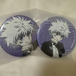 HUNTER×HUNTER キルア 缶バッジ 白スーツ アニメジャパン - メルカリ