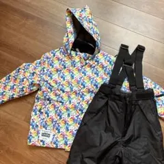 cosby 130センチ　子ども用スキーウェア マルチカラー