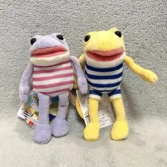 おとぼけケロピョン バケーション VMC マスコット ぬいぐるみ　２種セット