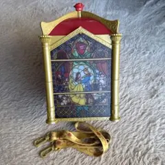 東京ディズニーリゾート　ポップコーンバケット　美女と野獣 ステンドグラスデザイン