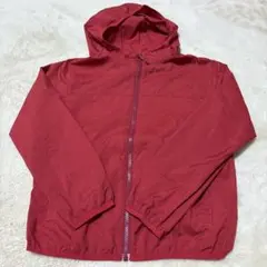 UNIQLO フード付きウィンドブレーカー 130サイズ レッド