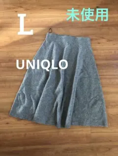 未使用★ UNIQLO ユニクロ　フレアスカート　L