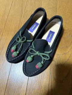 【最終価格】KENZO 黒 ローファー 35 1/2（23cm相当）のサムネイル