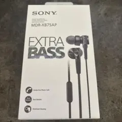SONY MDR-XB75AP 有線イヤホン 本体 - メルカリ