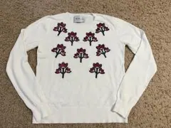 Blumarine ブルマリン ファーストール付きVネックニット pdkn0678-4.jpg