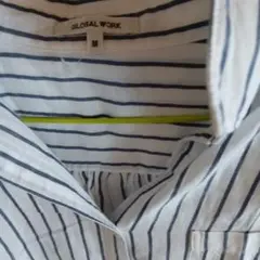 ♥GLOBAL WORK ストライプシャツ Mサイズ