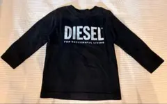 DIESEL 黒 長袖カットソー 100%コットン