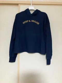 SURF & PALMS ブルー クロップドパーカー 新品未使用タグ付き